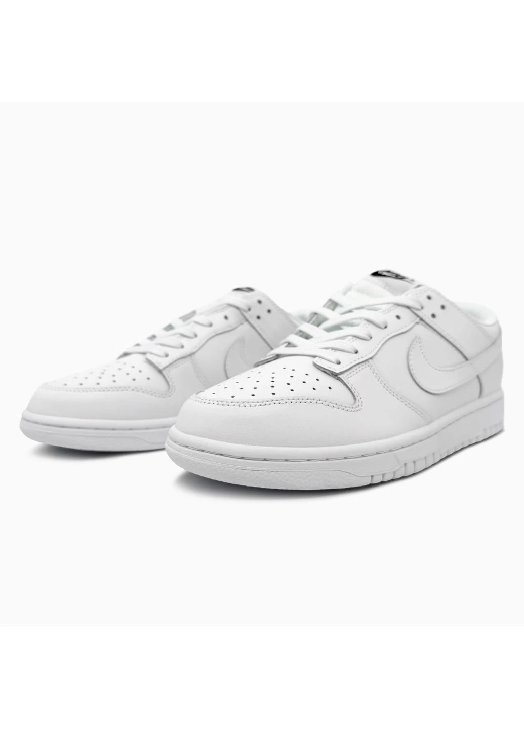 Белые демисезонные кроссовки мужские nike dunk full white найк данк белые No Brand