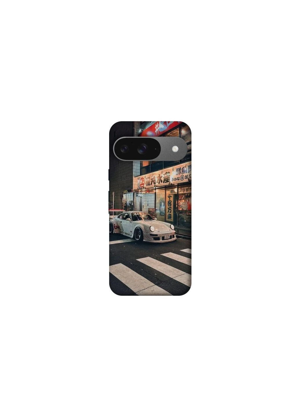Чехол на Google Pixel 10 Tokyo Porsche Frontalka (384631668)