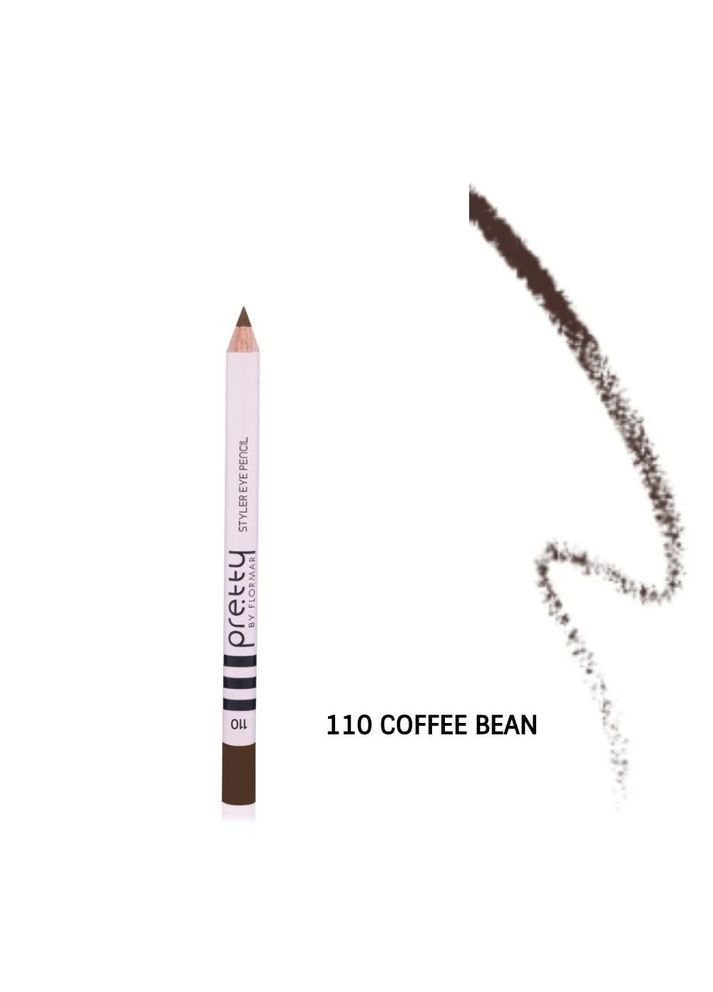 Карандаш для глаз Pretty By №110 Кофейный Flormar (352745728)