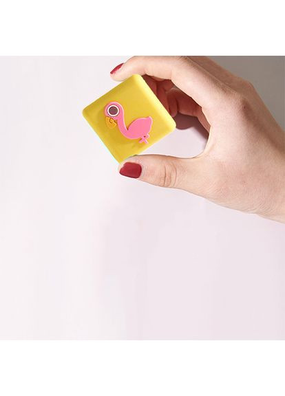 Антиударная накладка на стену Розовый фламинго FZJD1 Желтый No Brand (368565719)