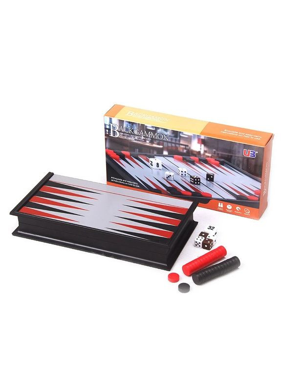 Настільна гра "Нарди магнітні" Magnetic Folding Backgammon 3820UB 25x25 см UB (300389542)