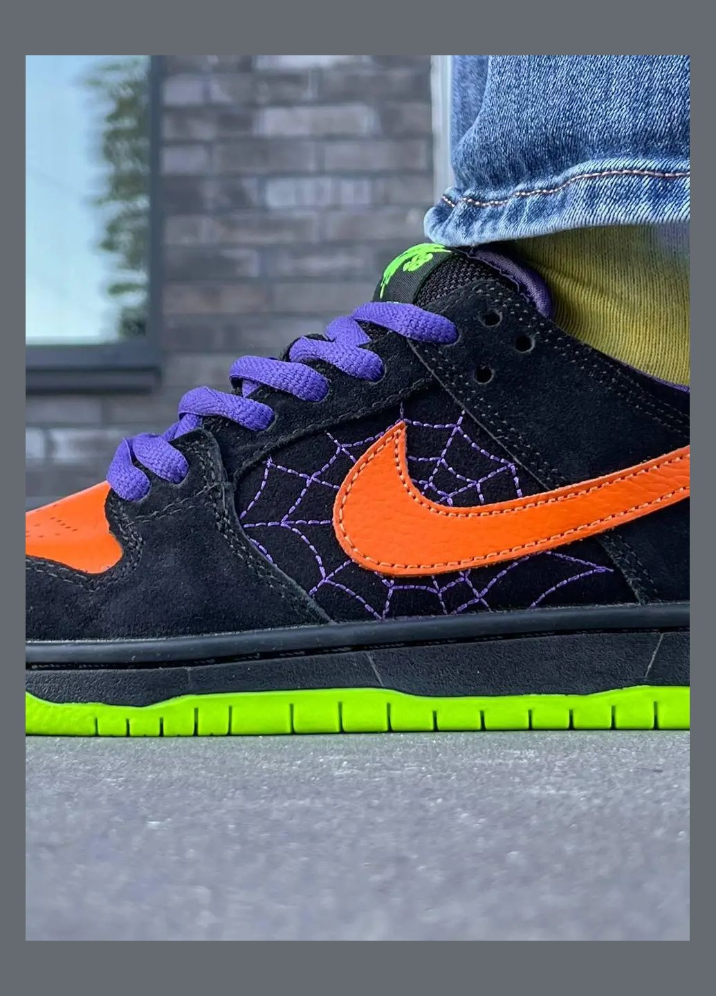 Чорні Осінні кросівки nike sb dunk low night of mischief halloween kbr-67042 No Brand