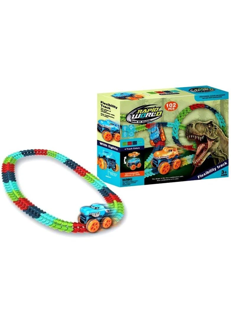Трек "MAGIC" 198дет. на аккумуляторе в коробке 6688-516 г.44,5*36*7см YG Toys (389894011)