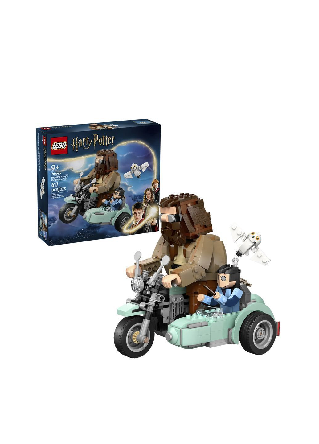 Конструктор Harry Potter - Поїздка Геґріда й Гаррі на мотоциклі, 617 деталей колір різнокольоровий CB-00285663 Lego (362025268)