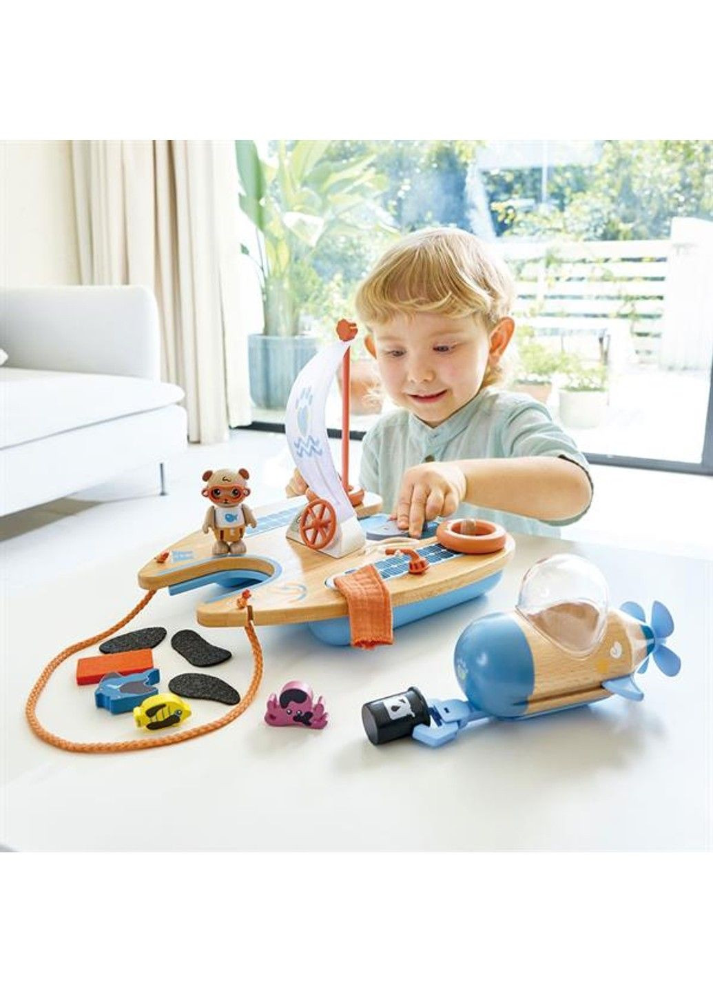 Игровой набор Спасательный катамаран (E3427) Hape (331174010)