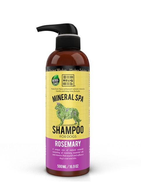 Шампунь Mineral Rosemary Shampoo с розмарином для собак 500 мл (0095014120400) Reliq (356671715)
