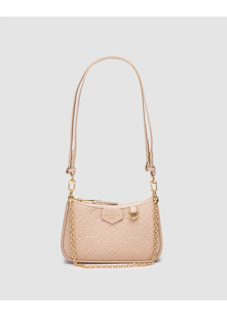 Сумка женская Mini Pochette Beige/Gold No Brand (402817097)