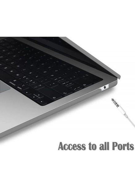 Чохол накладка наMacBook Pro 14.2" M1 / M2 / M3 / M4 — A2442 / A2779 / A2918 / A2992 / A3112 / A3185 / A3401 Grey Hardshell (369511603)