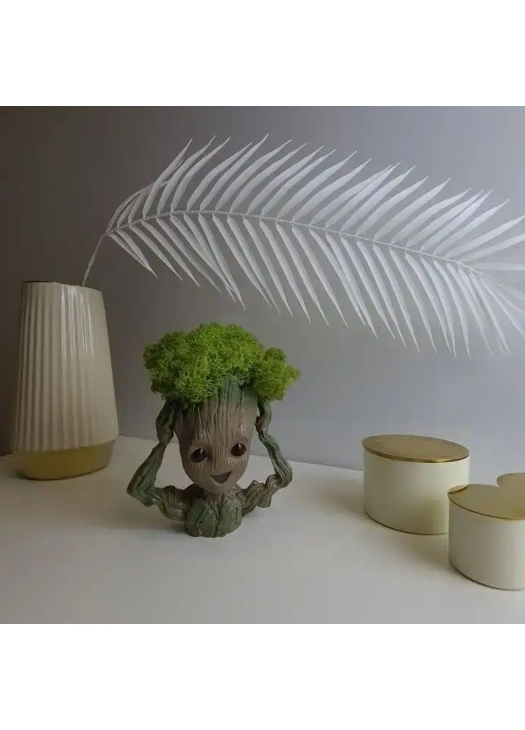 Кашпо горщик зі стабілізованим мохом Грут Groot G4 No Brand (331639547)