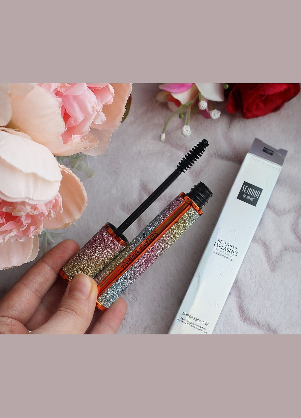Туш для вій Beautiful Mascara 8 g (пензель класична щетина) Senana (302672923)
