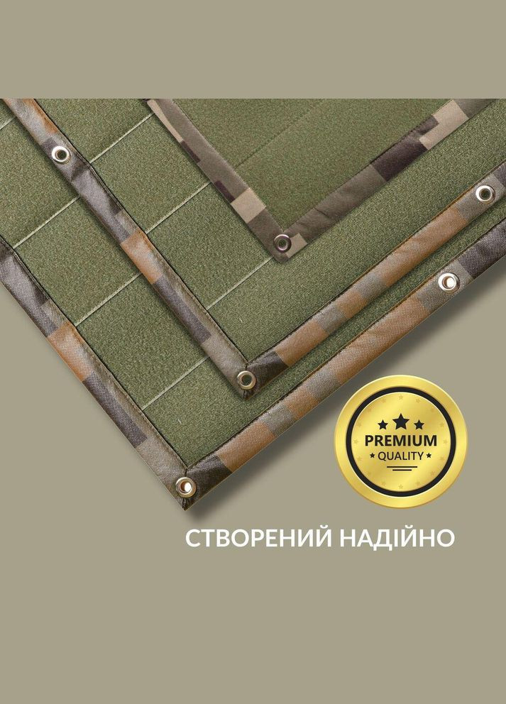 Патч Борд тактичний 69х110 см для шевронів нашивок та нагород складна панель-стенд з липучкою для колекціонерів та військових IDEIA (306459556)