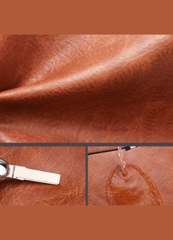 Чоловіча сумка-планшетка повсякденна, барсетка сумка-планшет для чоловіків екошкіра Світло-коричневий Jeep (308048552)