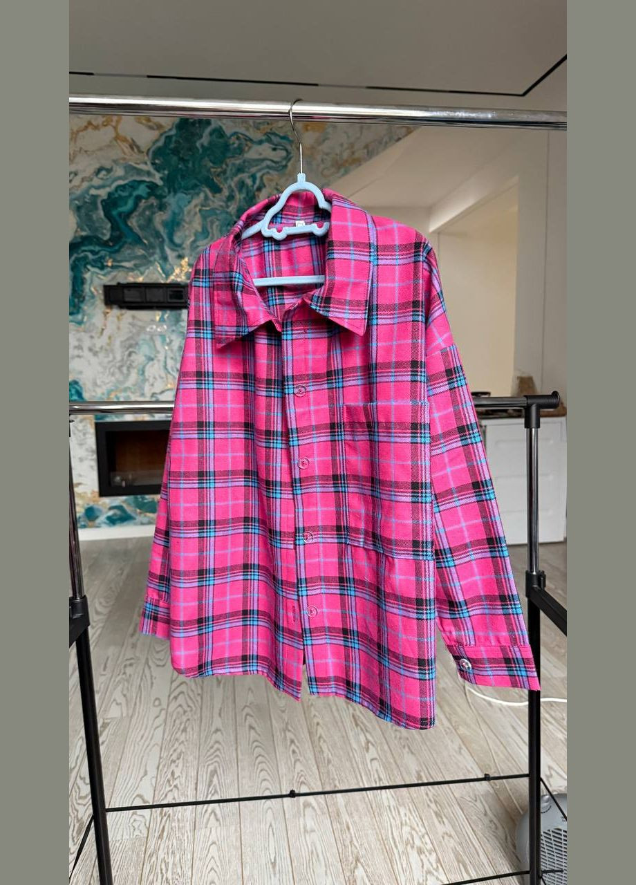 Розовая кэжуал рубашка в клетку Adelante