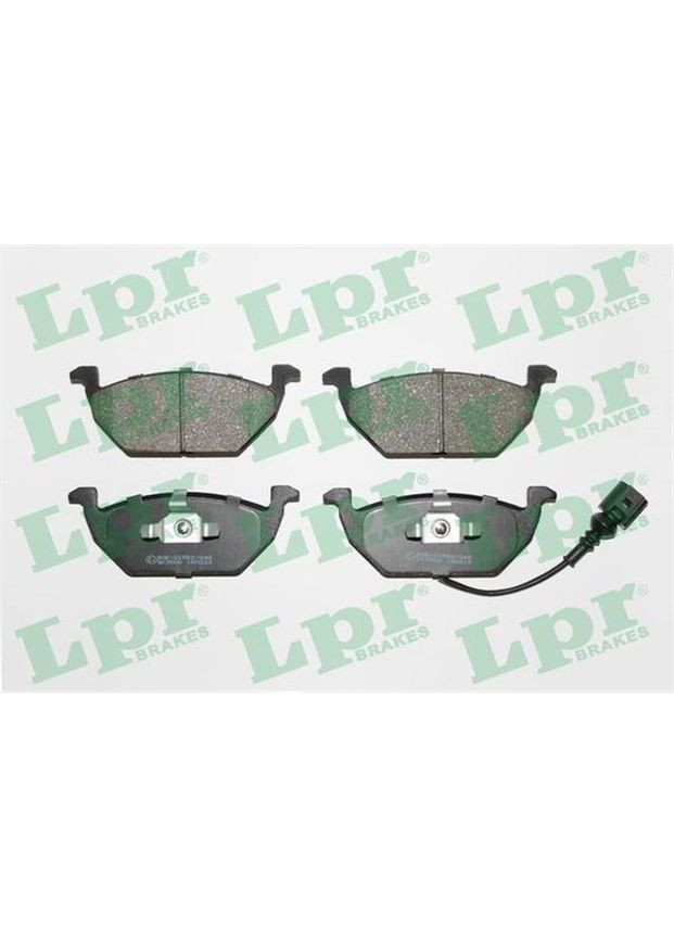 Колодка гальмівна диск. AUDI A3, SEAT, SKODA, VW передн. (вир-во ). (05P692) LPR (368899074)