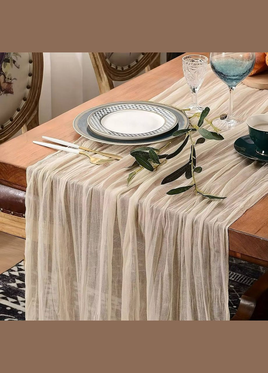 Дорожка ранер Leeseph 90х300 см бежева Malva (300860409)