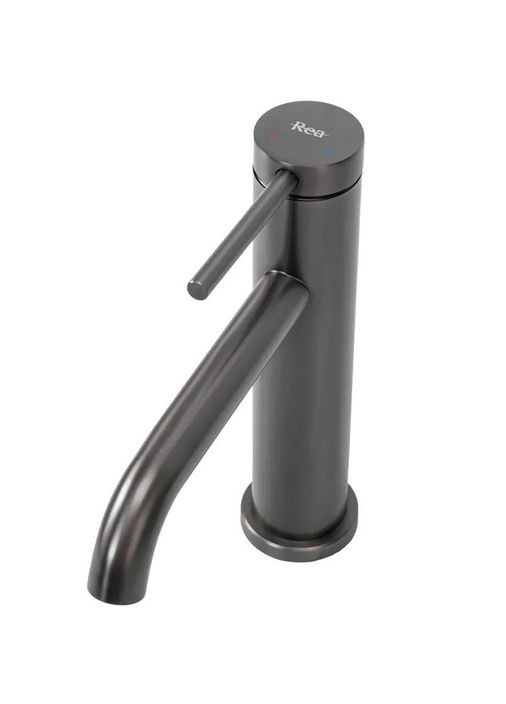 Змішувач для раковини (умивальника) CLIF TYTAN графіт низький Rea (336937904)