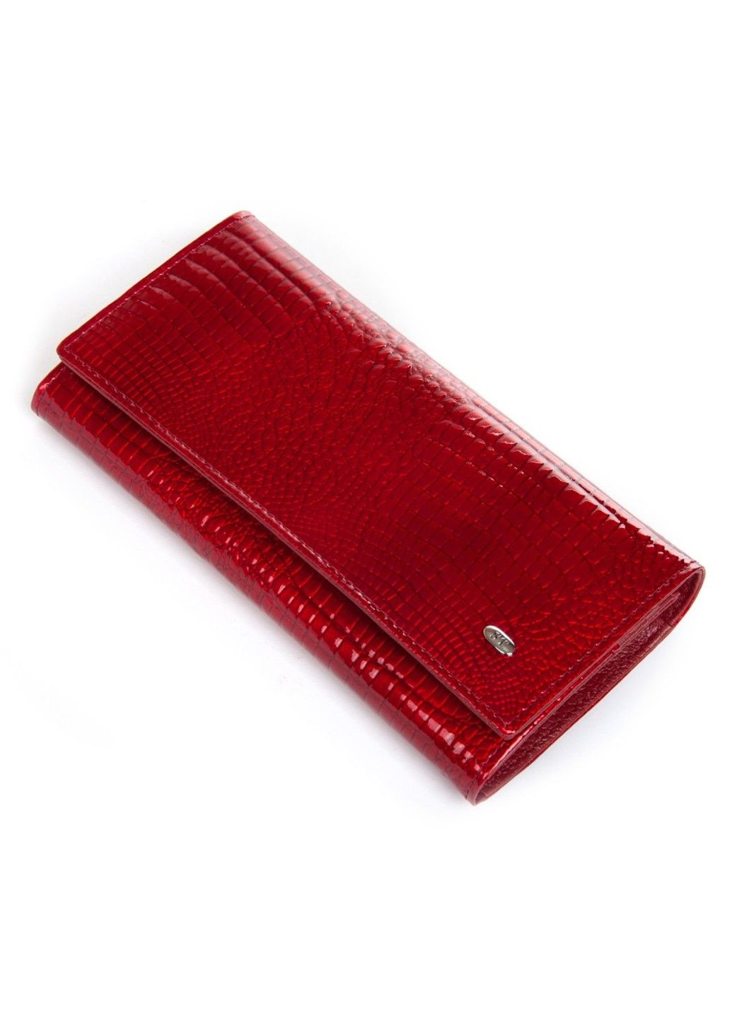 Женский кожаный лаковый кошелек SERGIO TORRETTI FEW501-2 red ST (360751394)