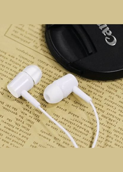 Наушники вкладыши DR02 белые Denmen (364104523)