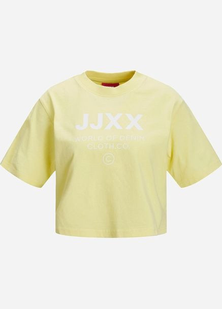 Жовта літня футболка JJXX