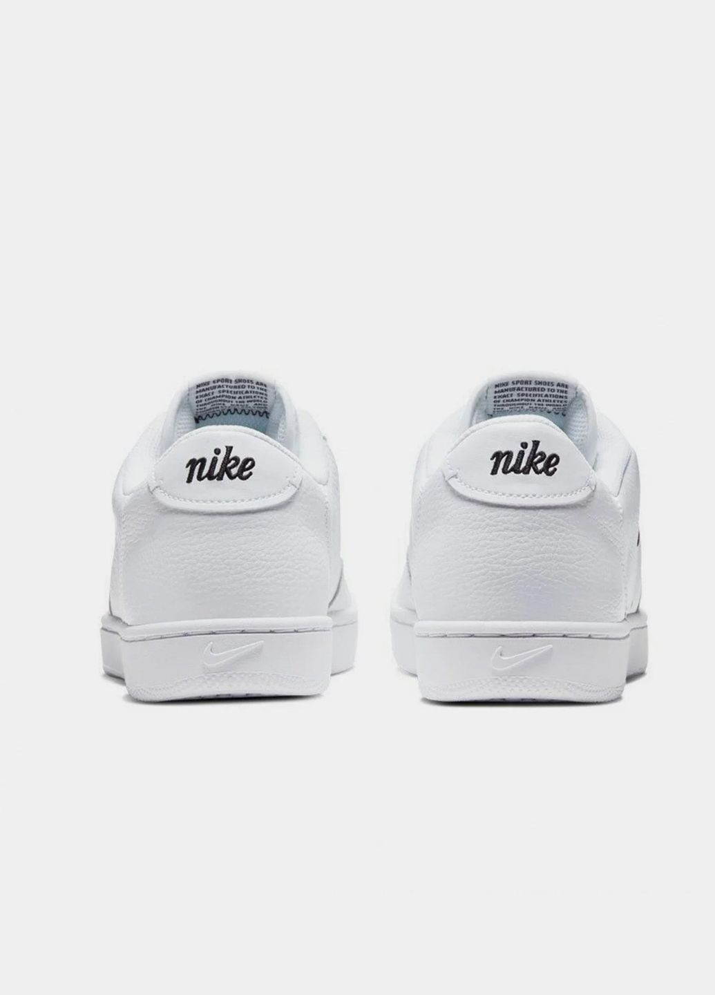 Белые всесезонные кроссовки мужские court vintage prem ct1726-100 весна-осень кожа белые Nike