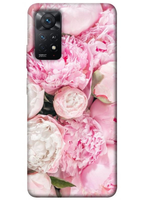 Чехол с принтом для Xiaomi Redmi Note 11 Pro 4G/5G / для Ксяоми, сяоми, ксиомы редми ноте 11 о Pink peonies No Brand (338614900)