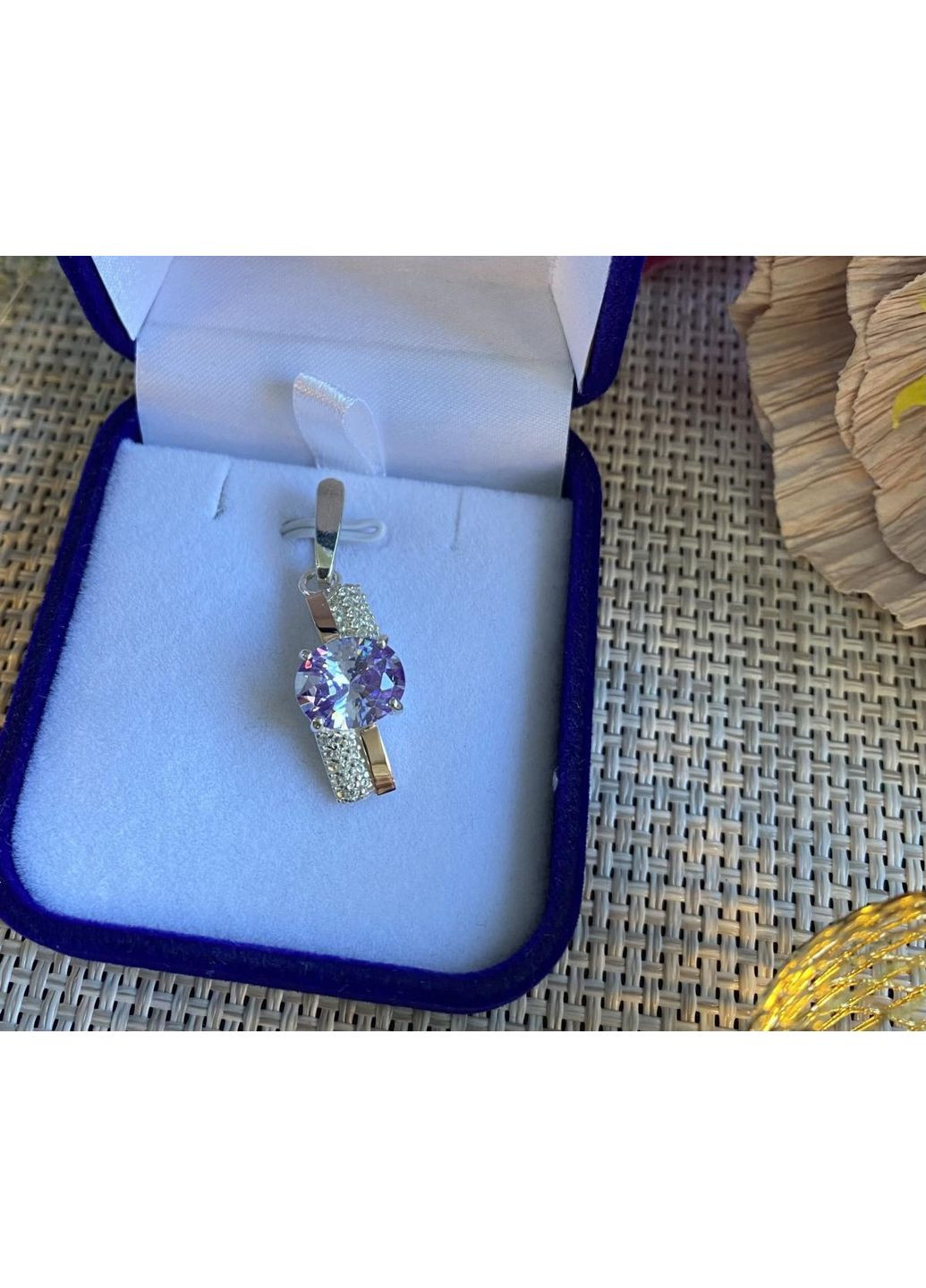 Срібна підвіска з пластинами золота Silver Style (367112055)