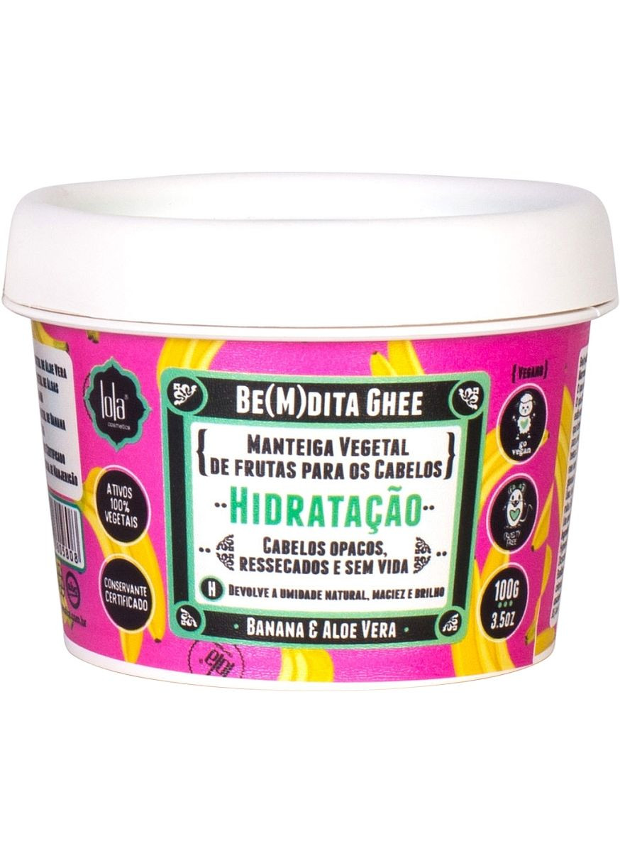 Зволожувальна маска для волосся "Банан та алое вера" Be(M)dita Ghee Banana & Aloe Vera Hydration Mask 350g (1319406-30237776) Lola From Rio (368611457)