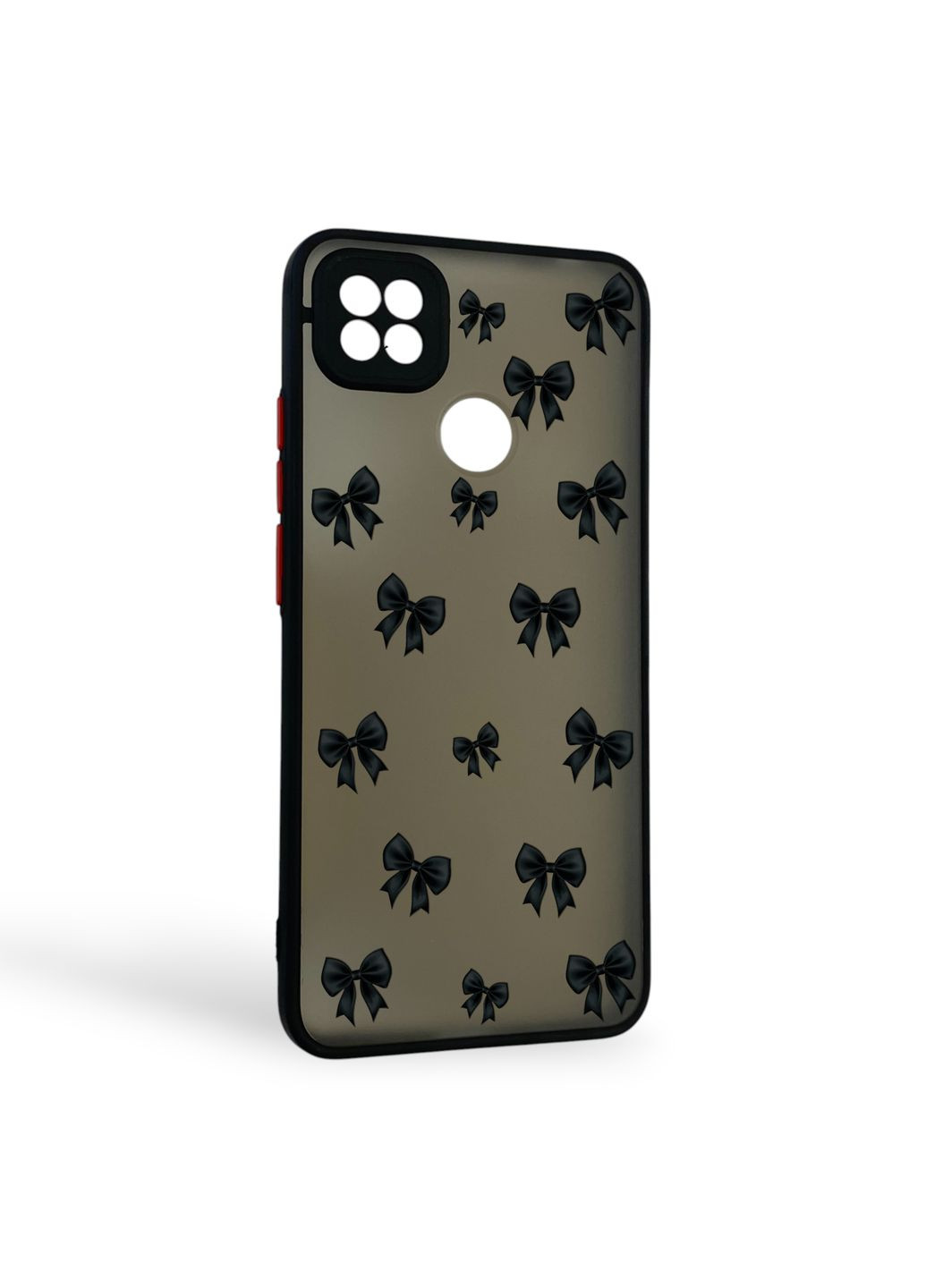 Чохол для телефона Redmi 9C с 3D принтом бантиків із захистом камери на сяомі редмі 9с чорний Xiaomi (366389946)