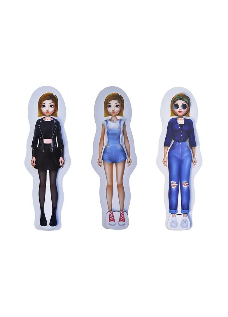 Настільна гра Магнітна одягалка Lola дерев'яна магніт 3+ в асортименті QB600-007 qbee Дер8941 (370652720)