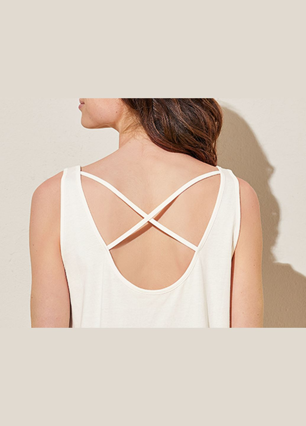Майка з перехрещеними лямками для жінки LIDL 416454 білий Esmara — 331647774