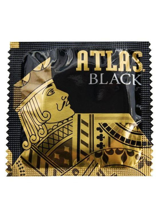 Презервативы черный презерватив черного цвета. Срок годности: до 31.01.2025 Atlas (316090446)