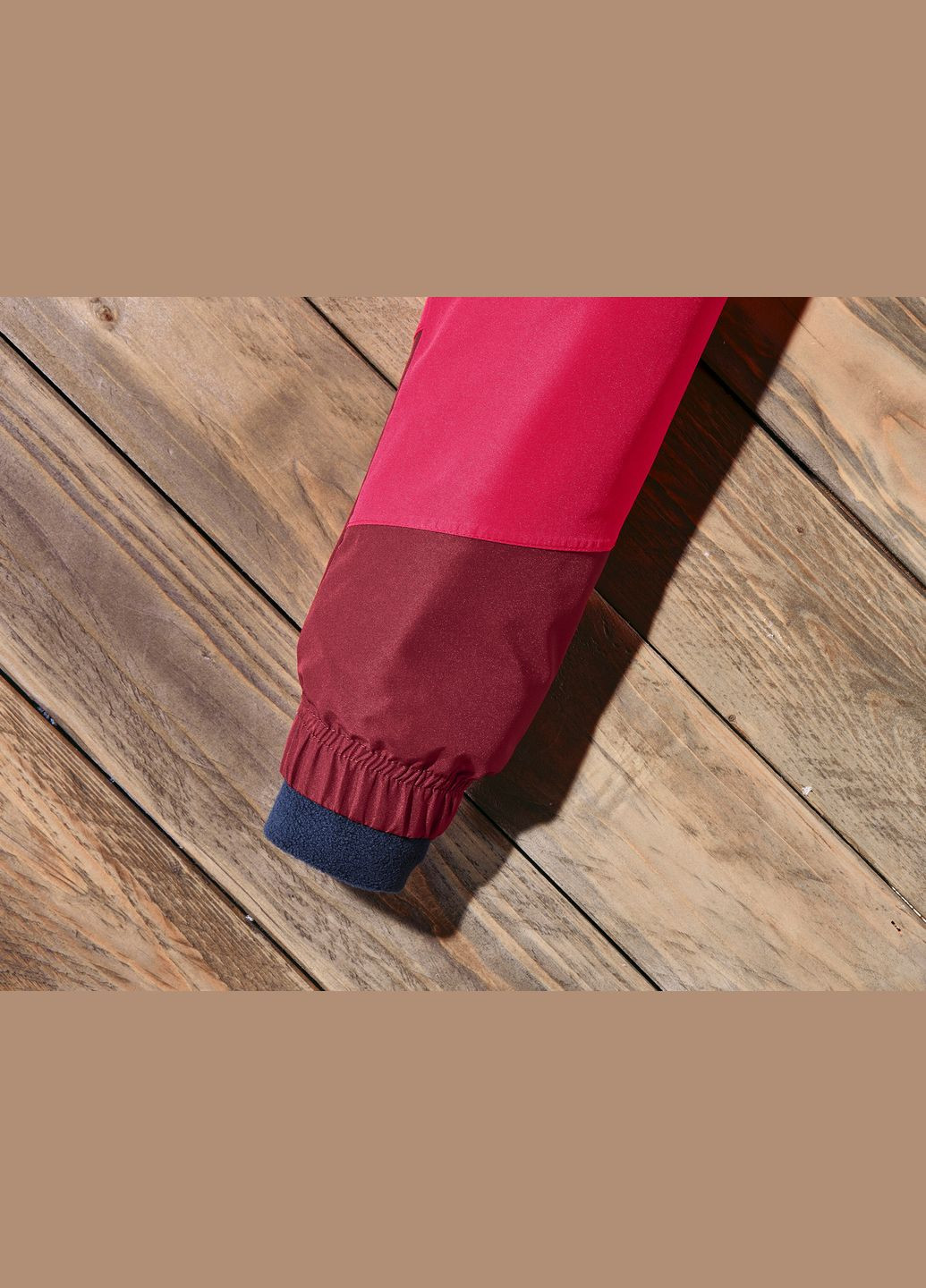 Красная демисезонная термо-куртка лыжная мембранная (3000мм) для девочки bionic-finish® eco 427318 куртка-лайнер Lupilu