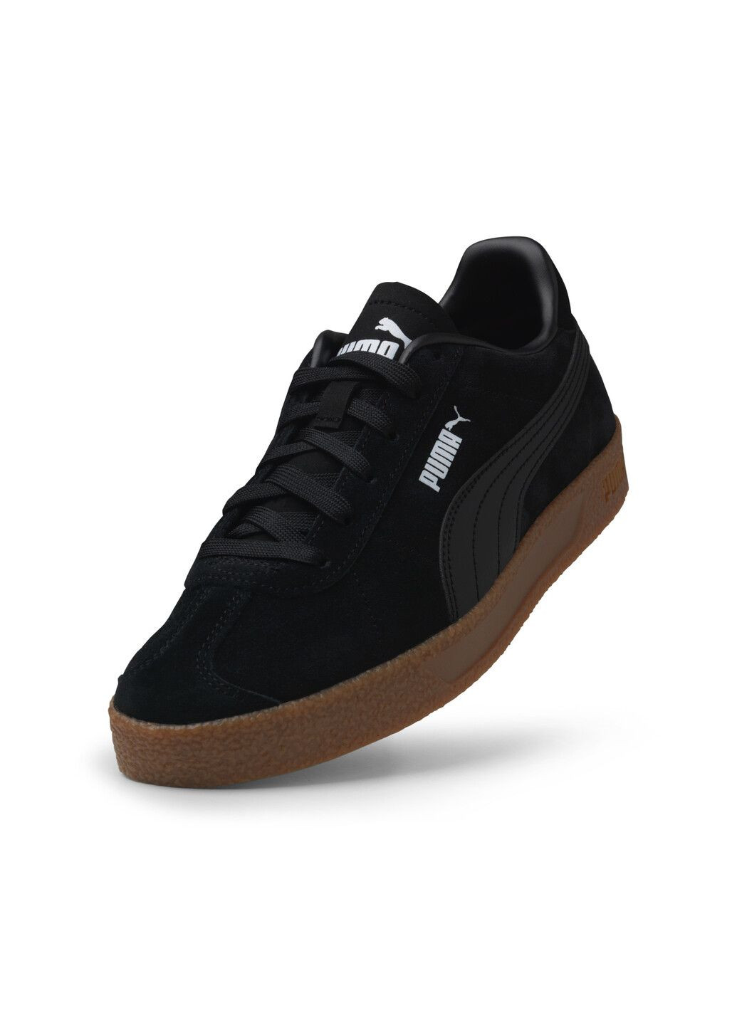 Чорні кеди club suede leather sneakers unisex Puma