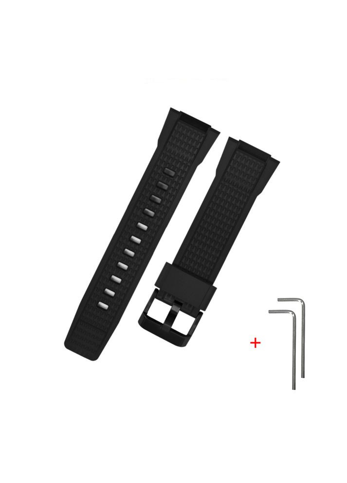 Ремінець Casio G-Shock чорний для годинника універсальний поліуретановий модний стильний ремінь ProDobro (367265378)