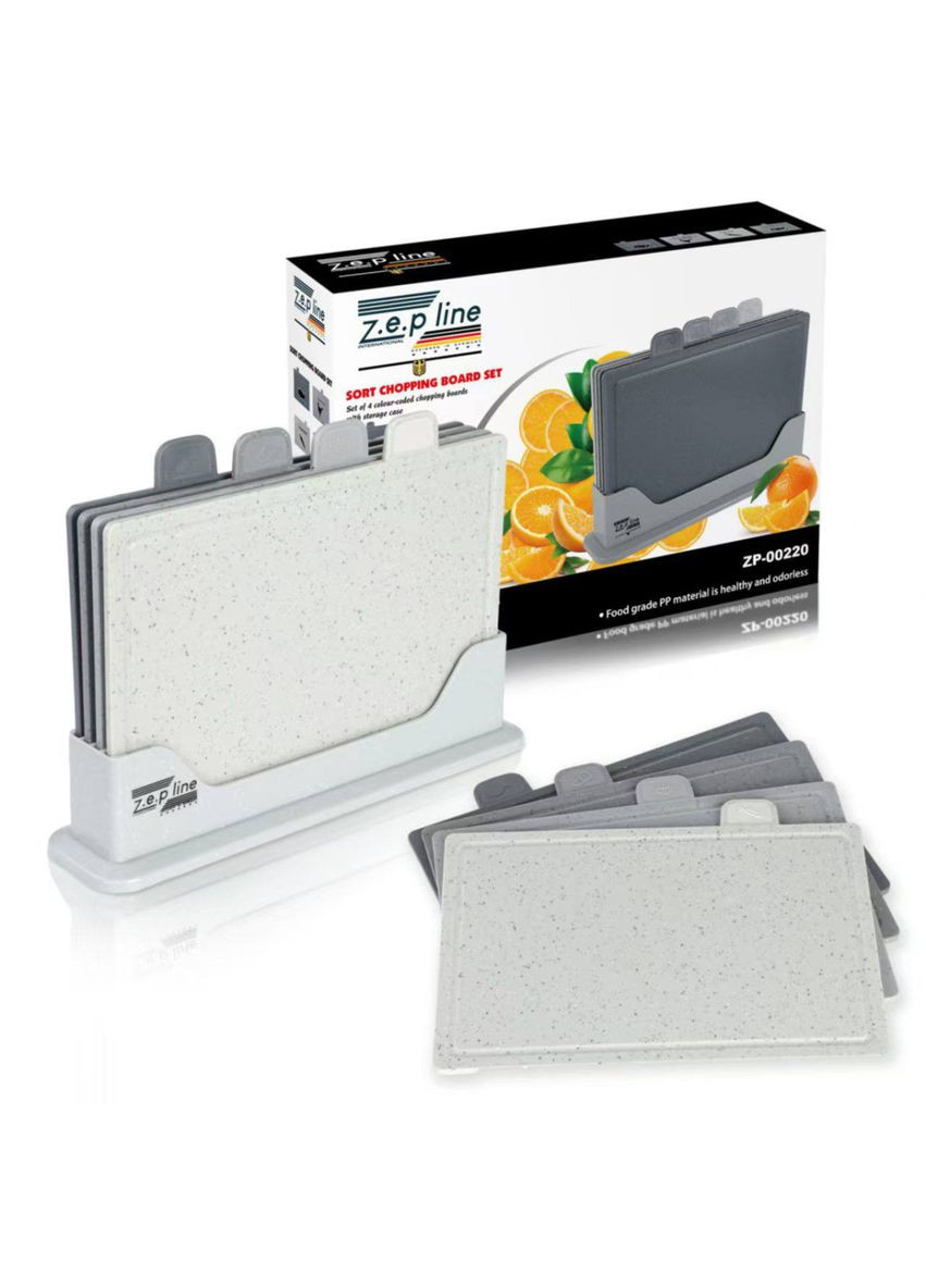 Набір обробних дощок ZP-00220-Grey 5 сірий предметів Zepline (366063037)