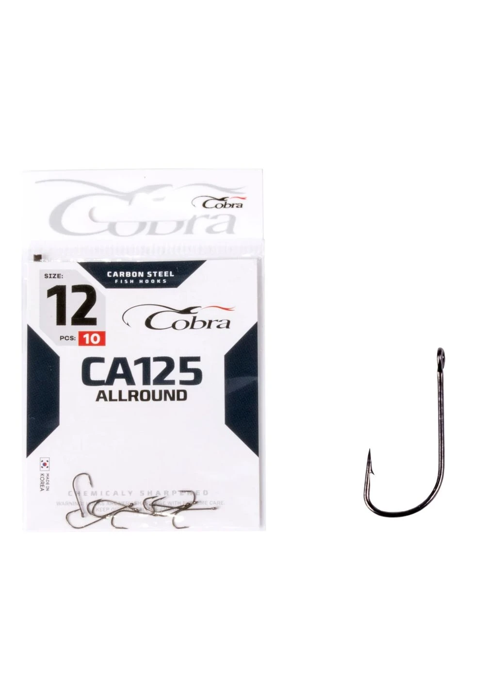 Крючки одинарные Cobra Allround для мирной рыбы 10 шт размер 012 (набор 10 шт) No Brand CA125 (400975952)