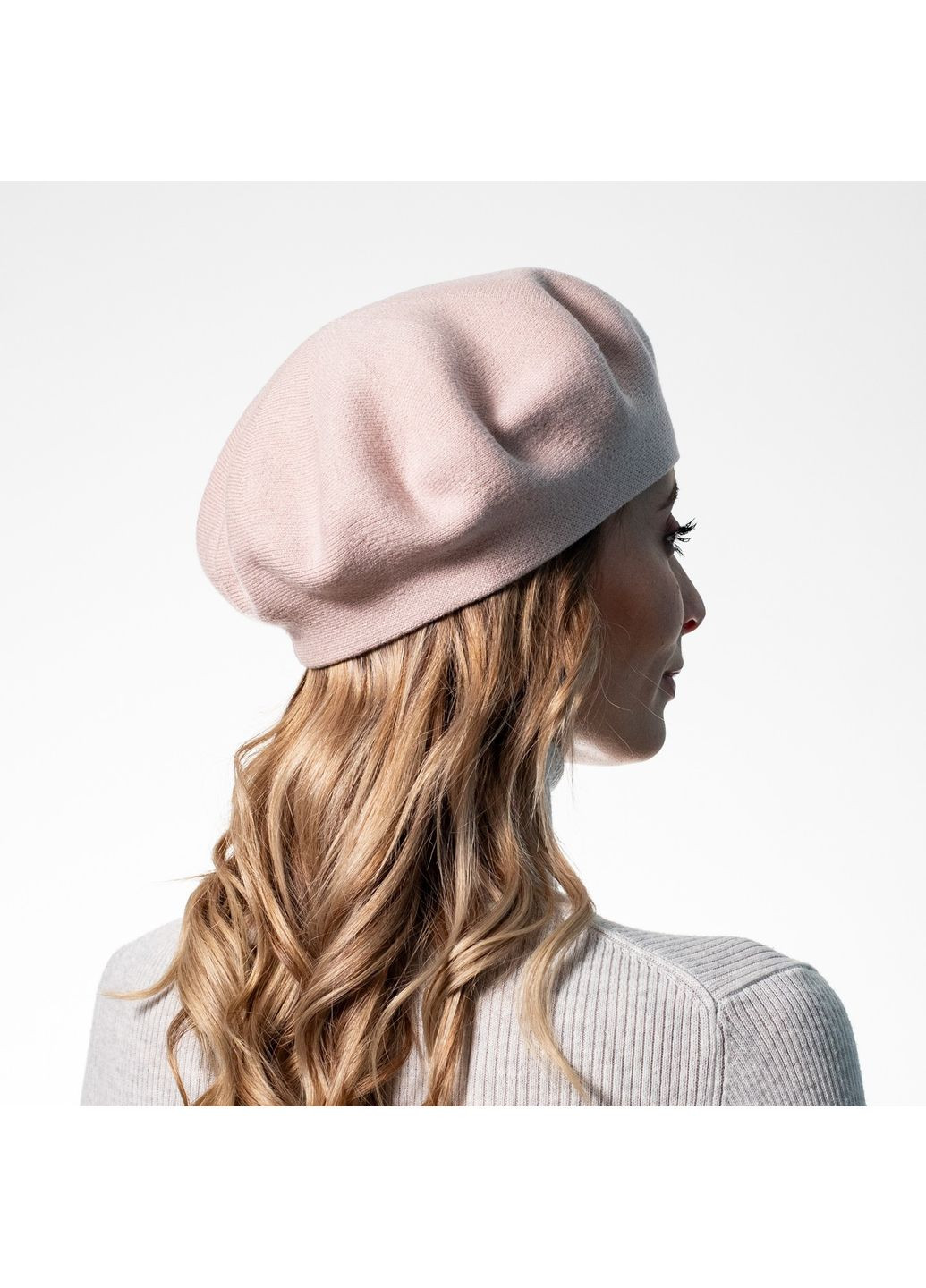 Берет жіночий віскоза бежевий АЙРІС LuckyLOOK 554-269 (322792729)