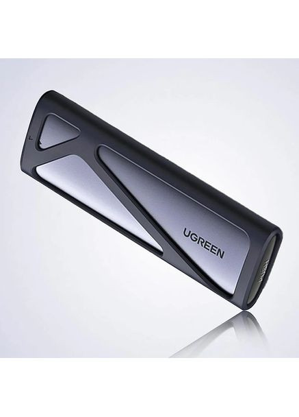 Внешний карман для SSD M.2 (NVMe) M-Key 3.2 Gen2 CM400 серый (90264) Ugreen (371632395)