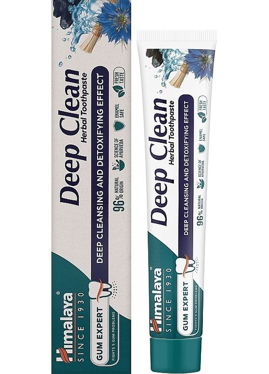 Трав'яна зубна паста з вугіллям - Himalaya Gum Expert Deep Clean Herbal Toothpaste 75ml (1342952-31161509) Himalaya Herbals (368662113)