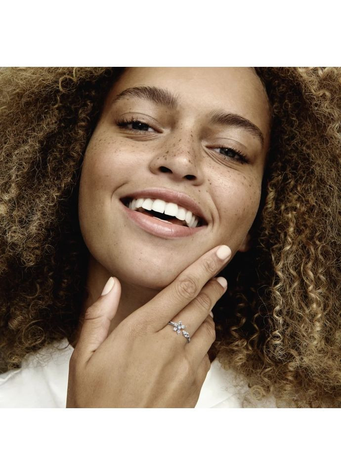 Срібна каблучка "Блискучий гербарій" 192611C01 Kabluchka (355347849)