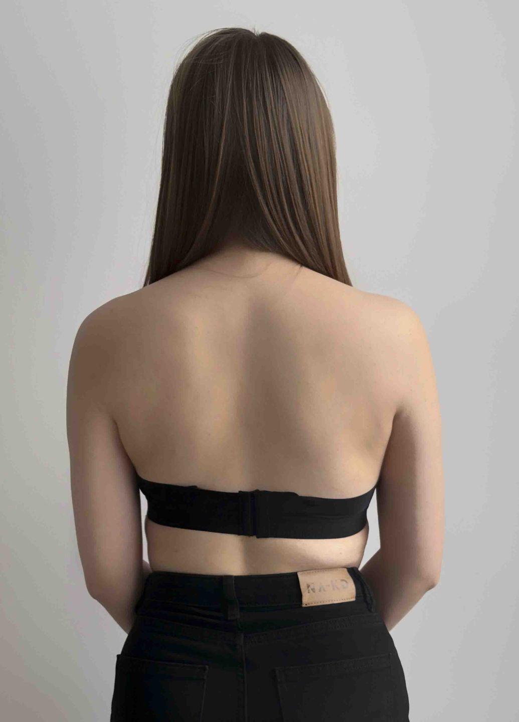 Чорний безшовний бюстгальтер колекції «невагомість» VIDCHUY