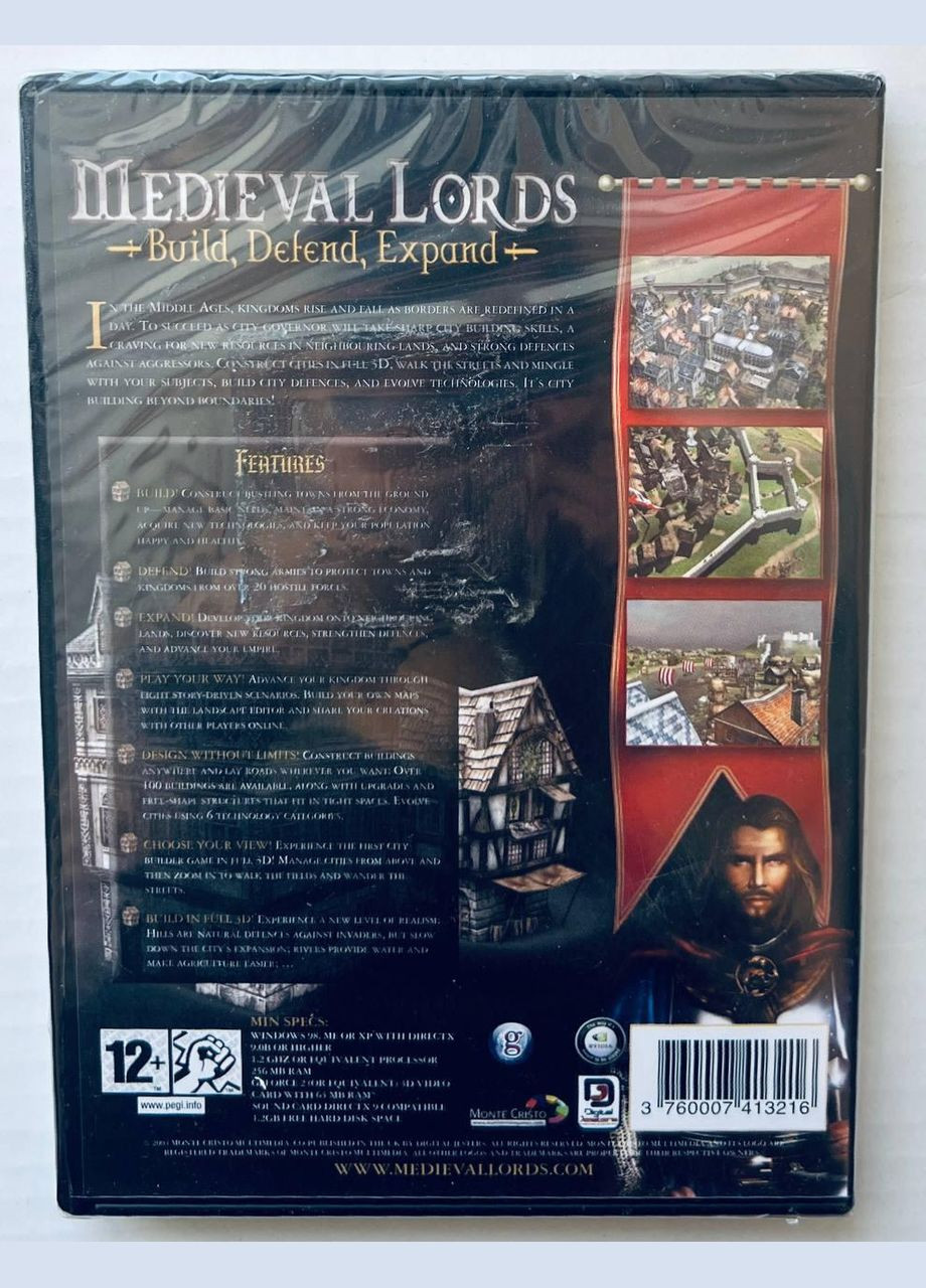 Medieval Lords Build, Defend, Expand, англійська версія - диск для PC Microsoft (345102724)