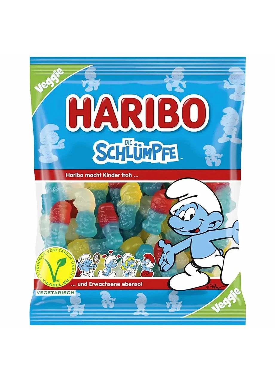 Желейні цукерки Schlumpfe Смурфики 175 г Німеччина Haribo (385203273)