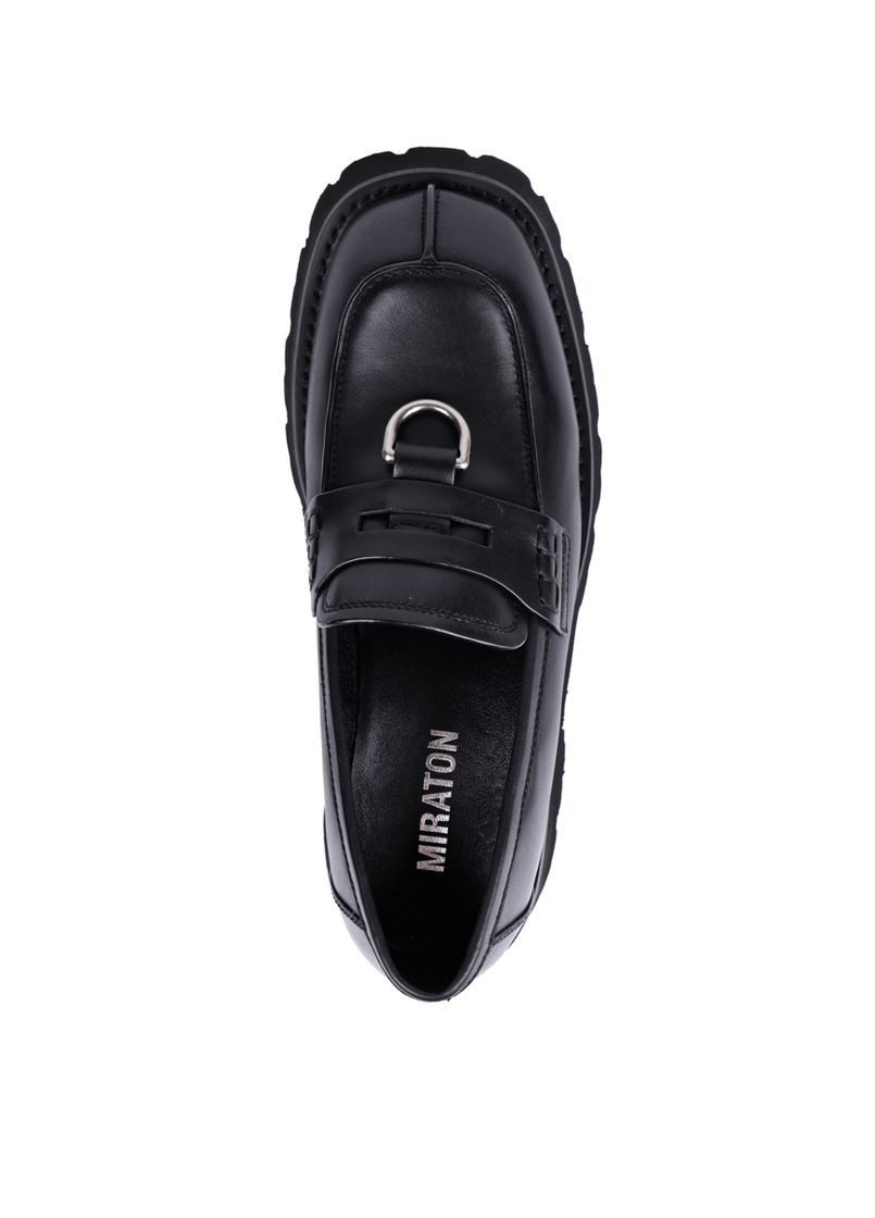 MIRATON Женские Туфли YD2516-10 Черный Кожа черный з, китай — демисезон (368753990)