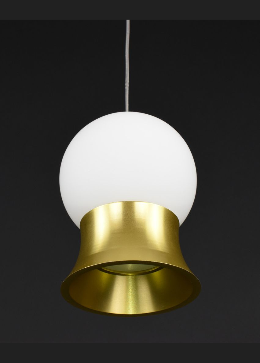 Люстра світлодіодна підвісна LED світильник для квартири на стелю лед 27612 Латунь 20-180х10х10 см. Sunnysky (364755590)