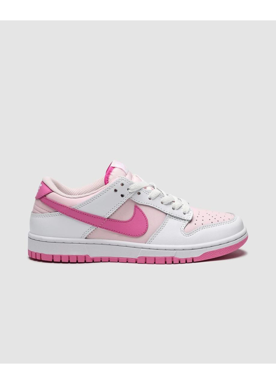 Кросівки Nike Pink/White No Brand SB Dunk Low Playful рожеві демісезони (364487675)