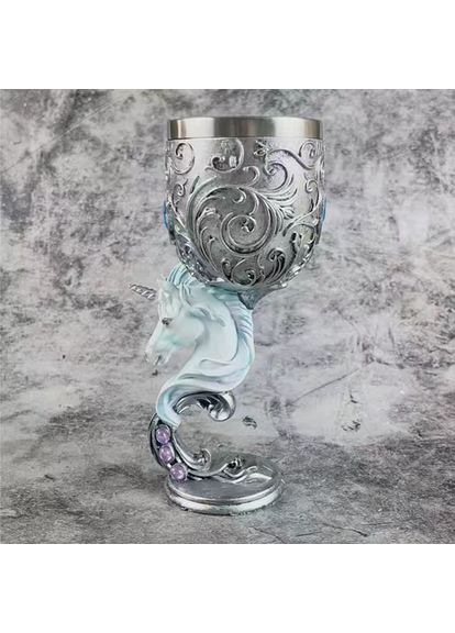 Середньовічний ретро кубок келих для вина в готичному стилі в 3D зображенні No Brand (314523597)