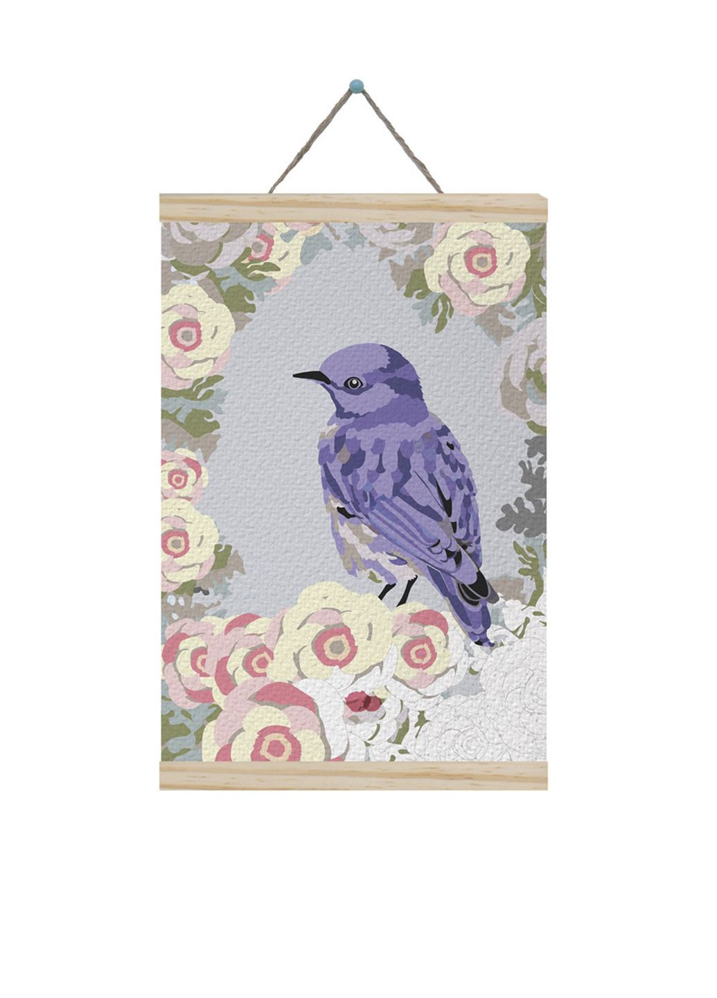 Картина за номерами "Пташиний квіт" колір різнокольоровий CB-00265370 Limo Toy (319075556)