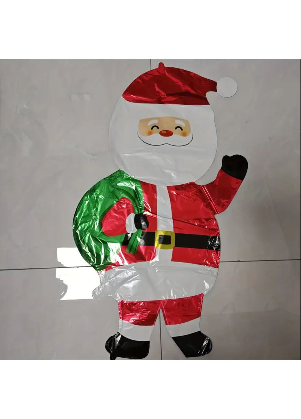Надувная статуя Деда Мороза 96 см - большой праздничный баллон, декор для Нового года и Рождества для дома и улицы No Brand (370454920)