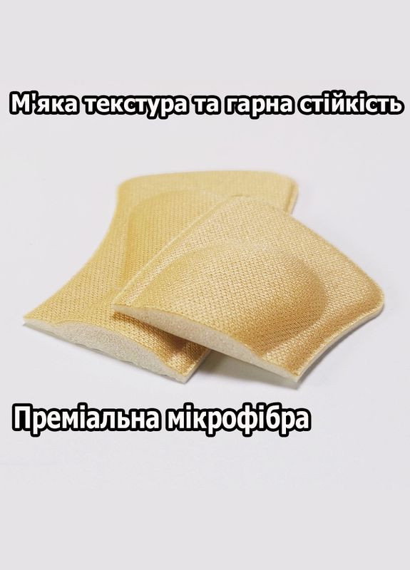 П'яткоутримувачі на задник туфель для зменшення розміру взуття або від мозолів чорні No Brand (314808480)